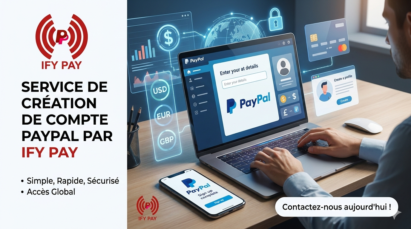 Création de Compte PayPal – IFY PAY